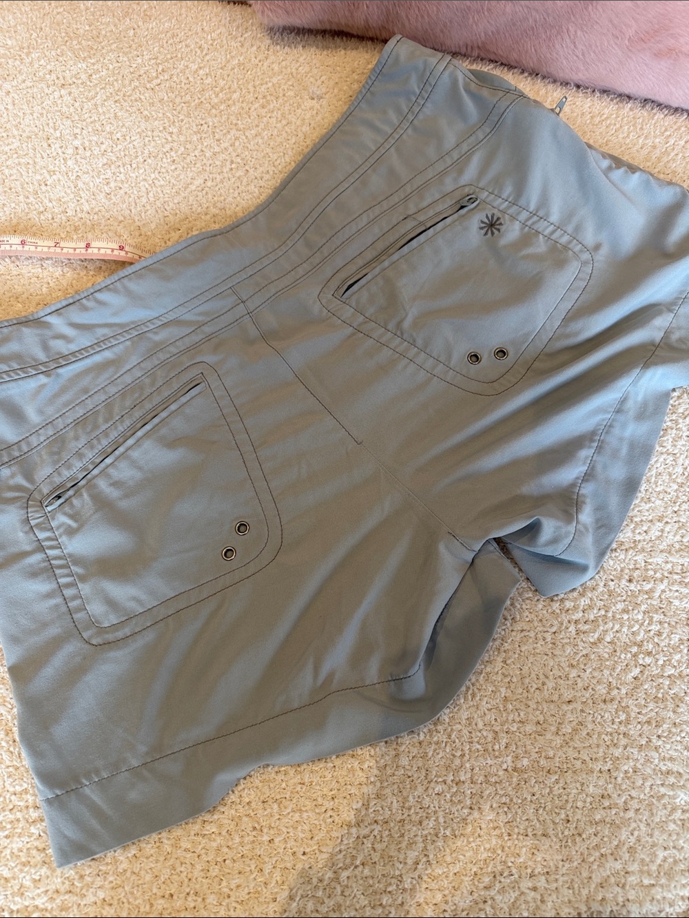 Athleta Women’s Gray Drawstring Casual Shorts Trek Breeze